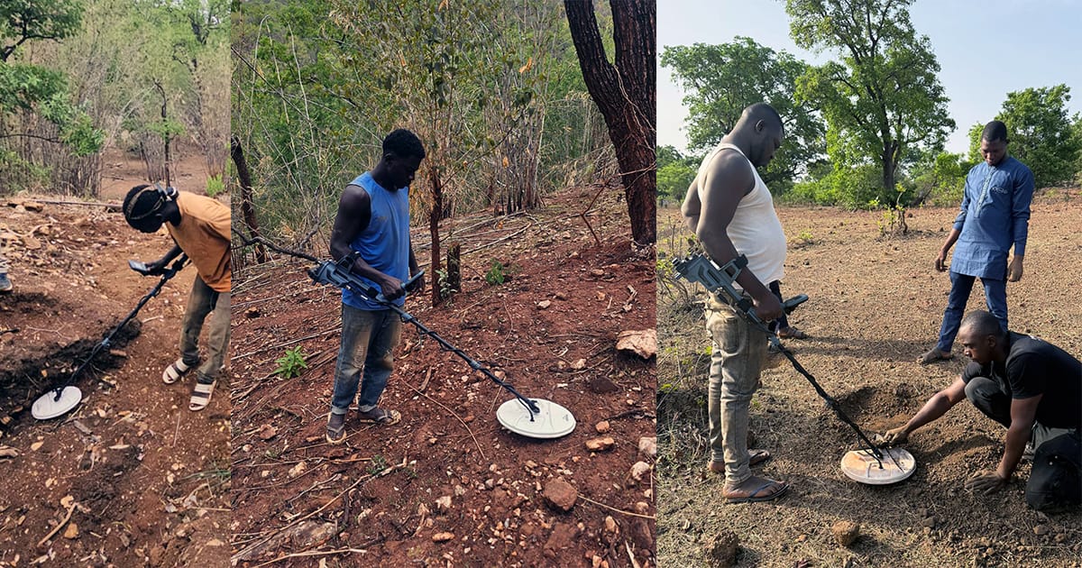 Magnetar 9000 Pulse System Gold Detector: Real-Life Photo from Africa - Social Media Cover